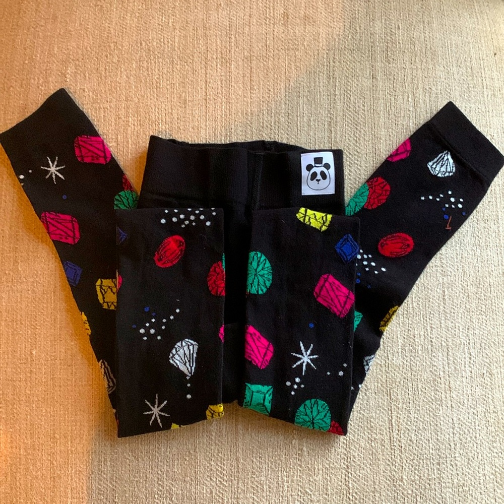 NWT Mini Rodini Jewel Leggings/Tights Size 9-11 (140/146)